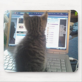 Katze und Mausunterlage Mousepad