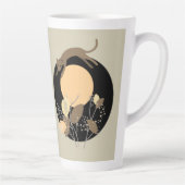 Katze und Mond 2 Milchtasse (Rechts)