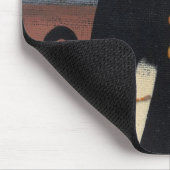 Katze und Mousepad (Ecke)