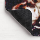 Katze und Mousepad (Ecke)
