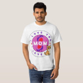 Katze und Mutter Design T-Shirt (Vorne ganz)