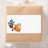 Katze und Pflanze (Insitu)