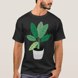 Katze und Pflanze 28 T-Shirt