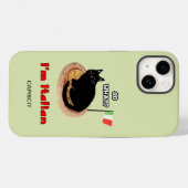 Katze und Pizza Case-Mate iPhone Hülle (Rückseite (Horizontal))