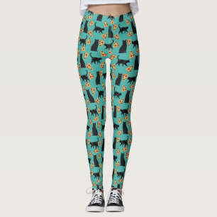 Katze und Pizza-lustiges Muster Leggings