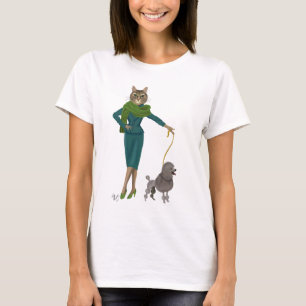 Katze und Pudel T-Shirt