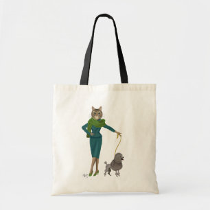 Katze und Pudel Tragetasche