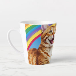 Katze und Regenbogen: Meine Liebe Milchtasse