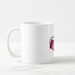 Katze und rosa Koinobori Kaffeetasse