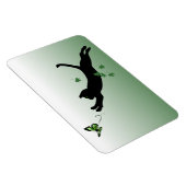 Katze und Schmetterling Magnet (Rechte Seite)