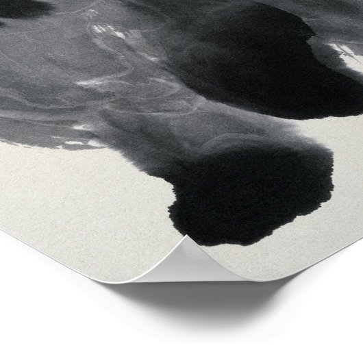 Katze und Schmetterling Poster (Ecke)