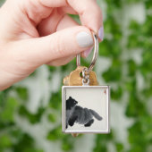 Katze und Schmetterling Schlüsselanhänger (Hand)