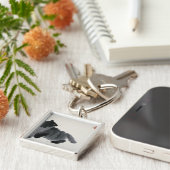 Katze und Schmetterling Schlüsselanhänger (Seite)