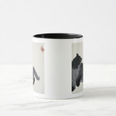 Katze und Schmetterling Tasse (Zentrum)