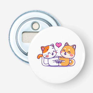 Katze und Shiba Inu Flaschenöffner