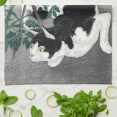 Katze und Tomate, Takahashi Shôtei Handtuch (Gefaltet)