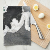 Katze und Tomate, Takahashi Shôtei Handtuch (Viertel Falte)