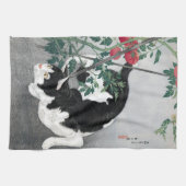 Katze und Tomate, Takahashi Shôtei Handtuch (Horizontal)