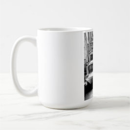 Katze und Treppe Kaffeetasse