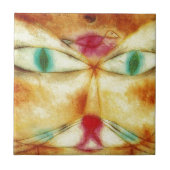 Katze und Vogel durch Paul Klee Fliese (Vorderseite)