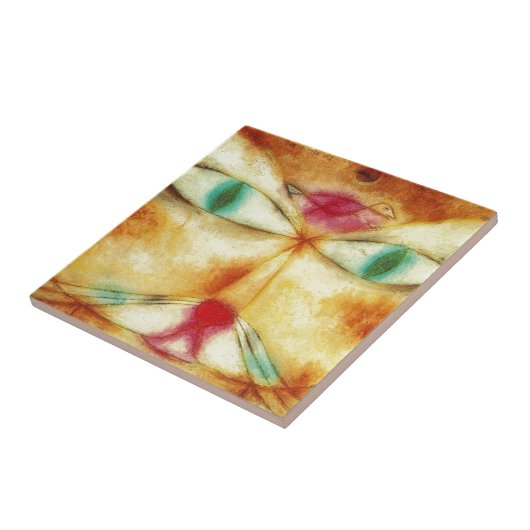 Katze und Vogel durch Paul Klee Fliese (Seite)