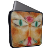 Katze und Vogel für Notebooks Laptopschutzhülle (Vorne Rechts)