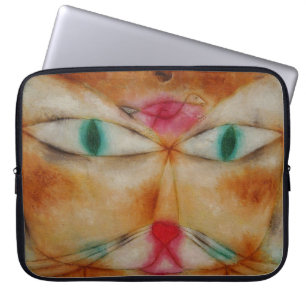Katze und Vogel für Notebooks Laptopschutzhülle