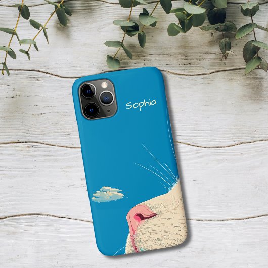 Katze und Wolke Case-Mate iPhone Hülle