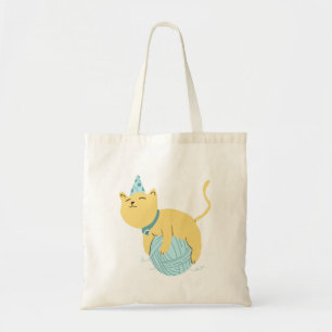 Katze und Wolle-Tasche Tragetasche