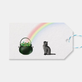 Katze Unter dem Regenbogen St. Patricks Day Gesche Geschenkanhänger