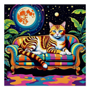 Katze unter den Sternen 2 Poster