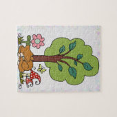 Katze unterm Baum Puzzle (Horizontal)