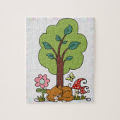 Katze unterm Baum Puzzle (Vertikal)