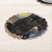 Katze Untersetzer (angewinkelt)
