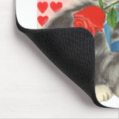 Katze Valentine Mousepad (Ecke)