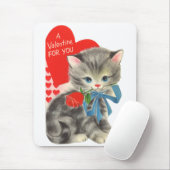 Katze Valentine Mousepad (Mit Mouse)