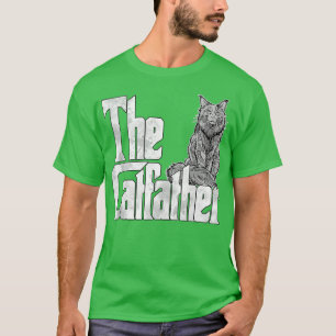 Katze Vater, der Katvater Maine Coon Katze Vater K T-Shirt