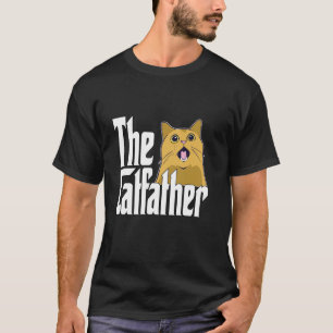 Katze Vater Der Katvater Niedlich Meme Cat Pater K T-Shirt
