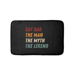 Katze Vater Der Mann der Mythos der Legende Badematte