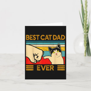 Katze Vater je Vatertag Geschenk Katze Papa für Mä Karte