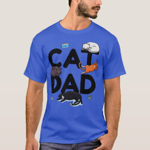 Katze Vater Katze Katze Mann Daddy Kitty Meow (1) T-Shirt