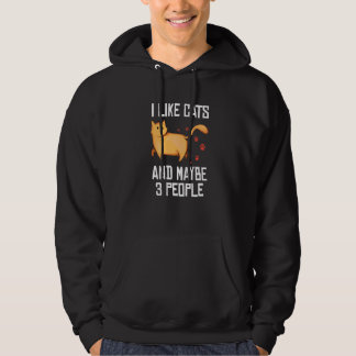 Katze Vater Mutter  Katze  Ich mag Katzen Und Viel Hoodie