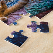 Katze verlangt 3-Uhr-Kuscheln Puzzle (Seite)