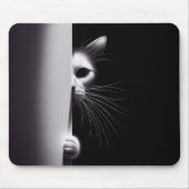 Katze versteckt sich im Schatten Mousepad (Vorne)