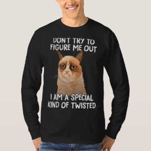 Katze versuche nicht, mir zu merken, dass ich ein T-Shirt