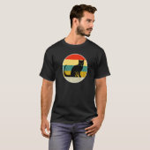 Katze Vintage T-Shirt (Vorne ganz)