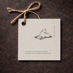 Katze Vintage Wissenschaftliche Kunst Dunkle Aka Geschenkanhänger