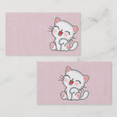 Katze Visitenkarte (Vorne/Hinten)