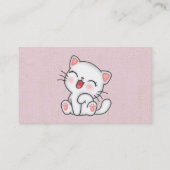 Katze Visitenkarte (Rückseite)