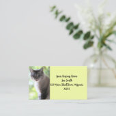 Katze Visitenkarte (Stehend Vorderseite)